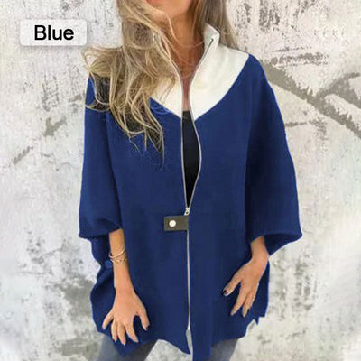 Angela® | Damen Freizeitjacke Mit Stehkragen Und Halbreißverschluss