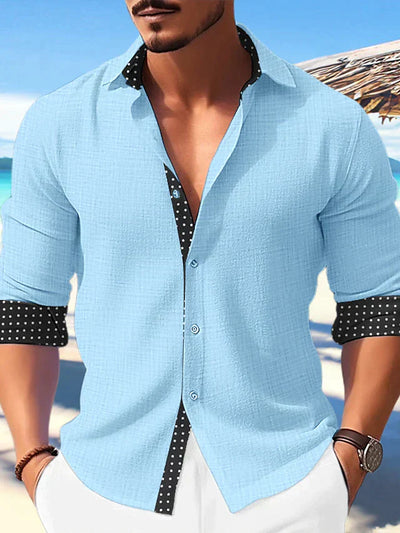 Langärmeliges Sommerhemd für Herren Raul