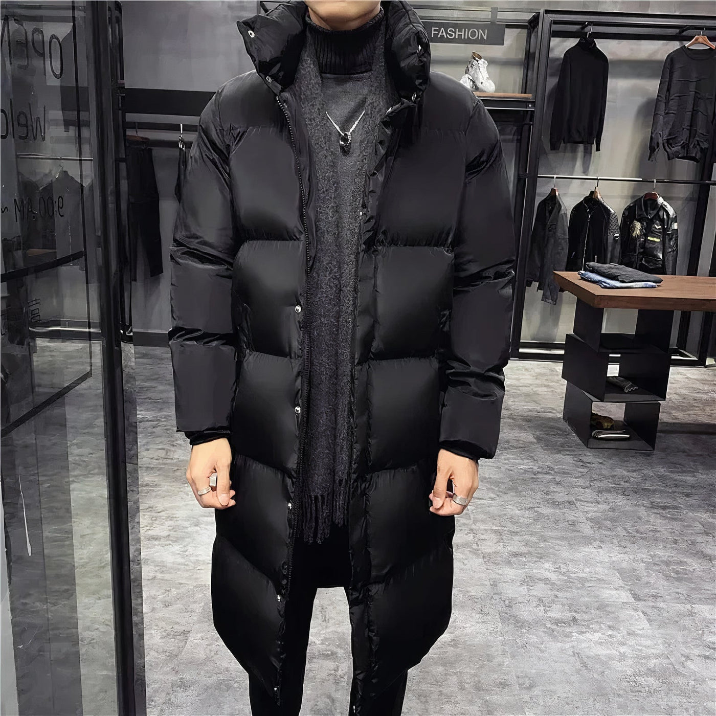 Modische wasserdichte Pufferjacke für Männer Egon