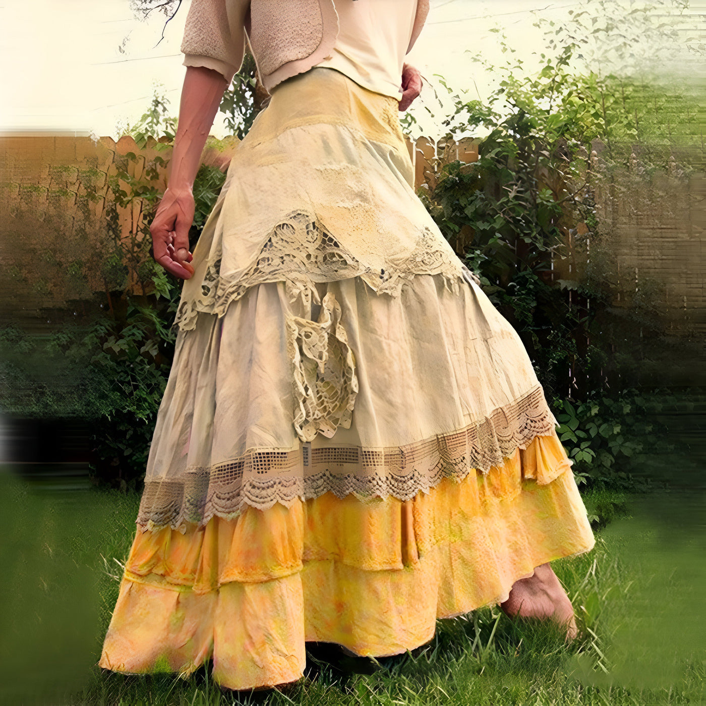 Enea | Elegantes Boho Maxi Kleid