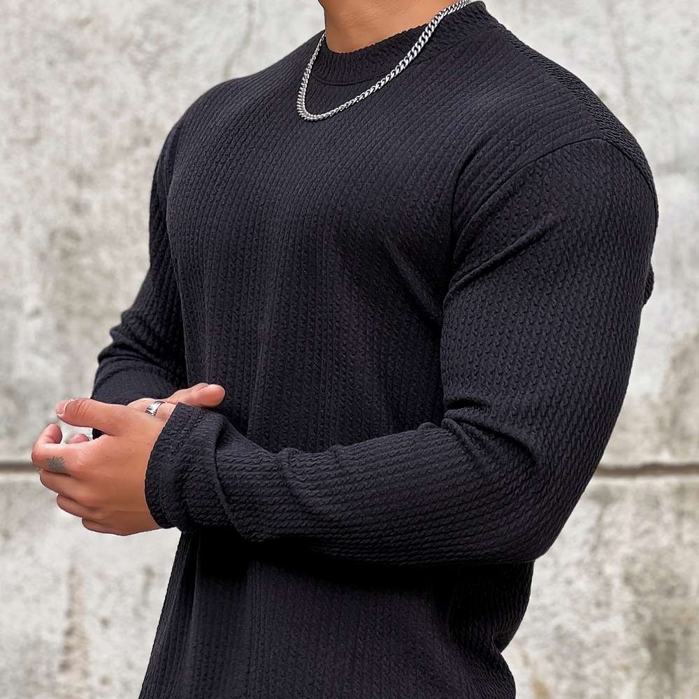 Rundhals Pullover für Herren