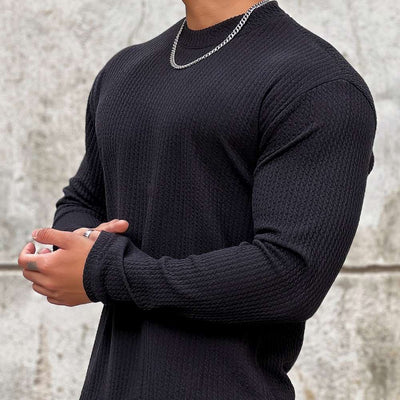 Rundhals Pullover für Herren