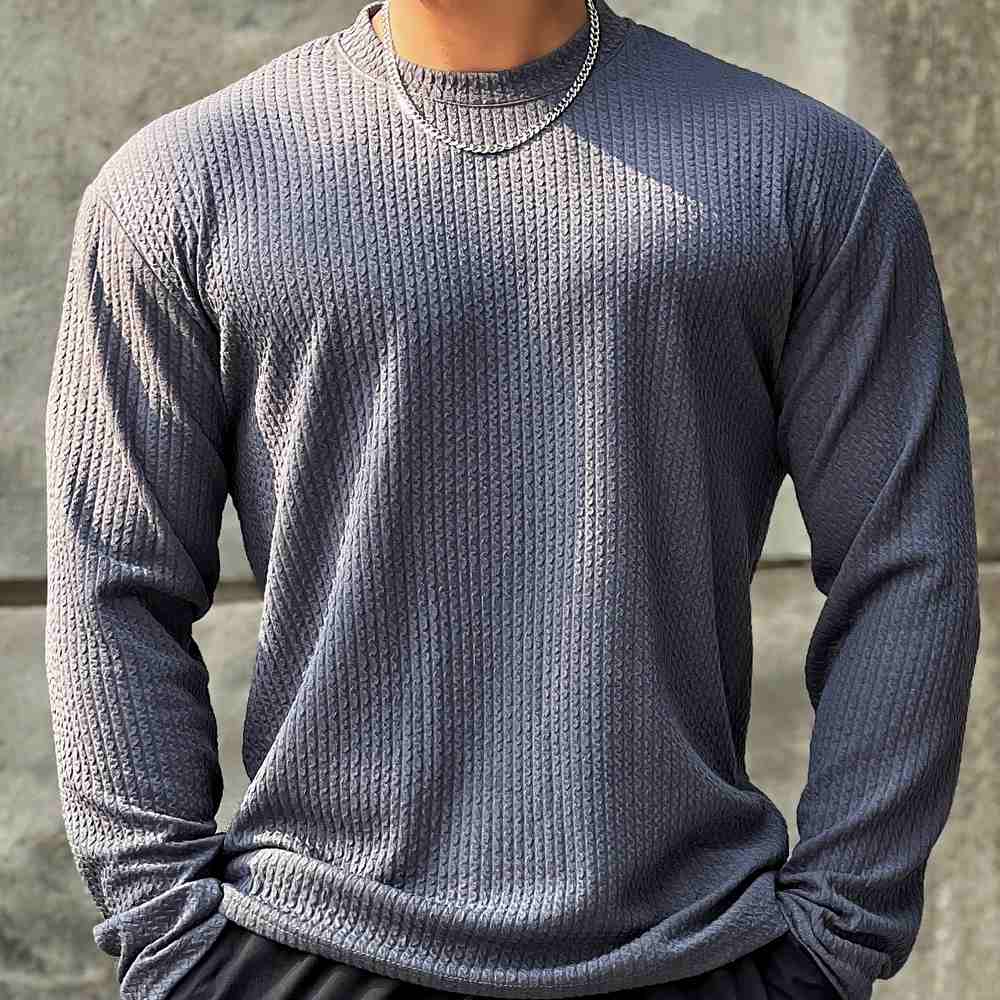 Rundhals Pullover für Herren