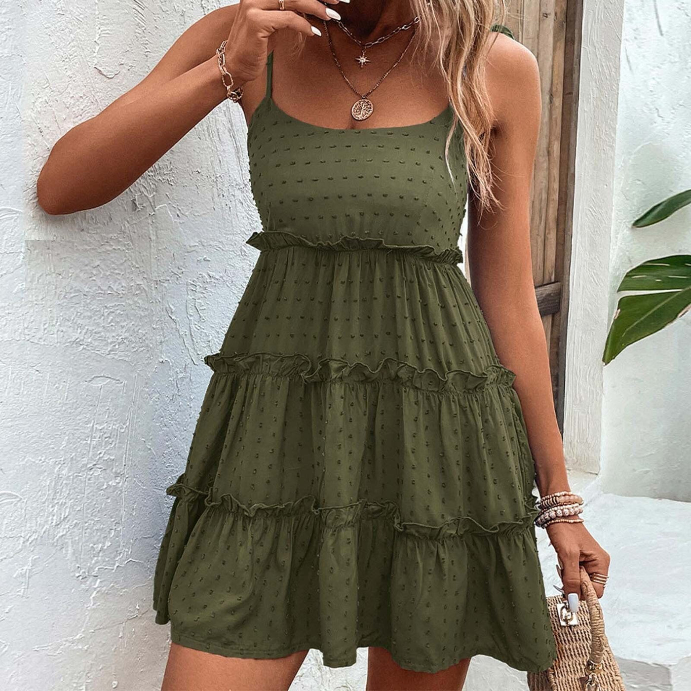 Einfaches fröhliches Sommerkleid Eva