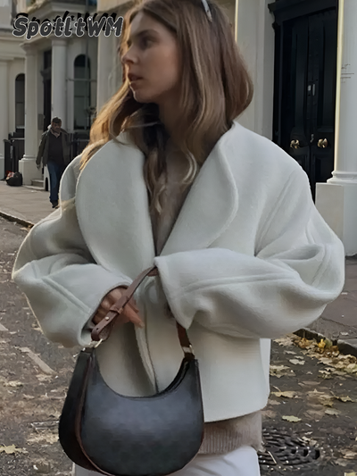 Marie | Lässiger warmer Wollmantel für Frauen