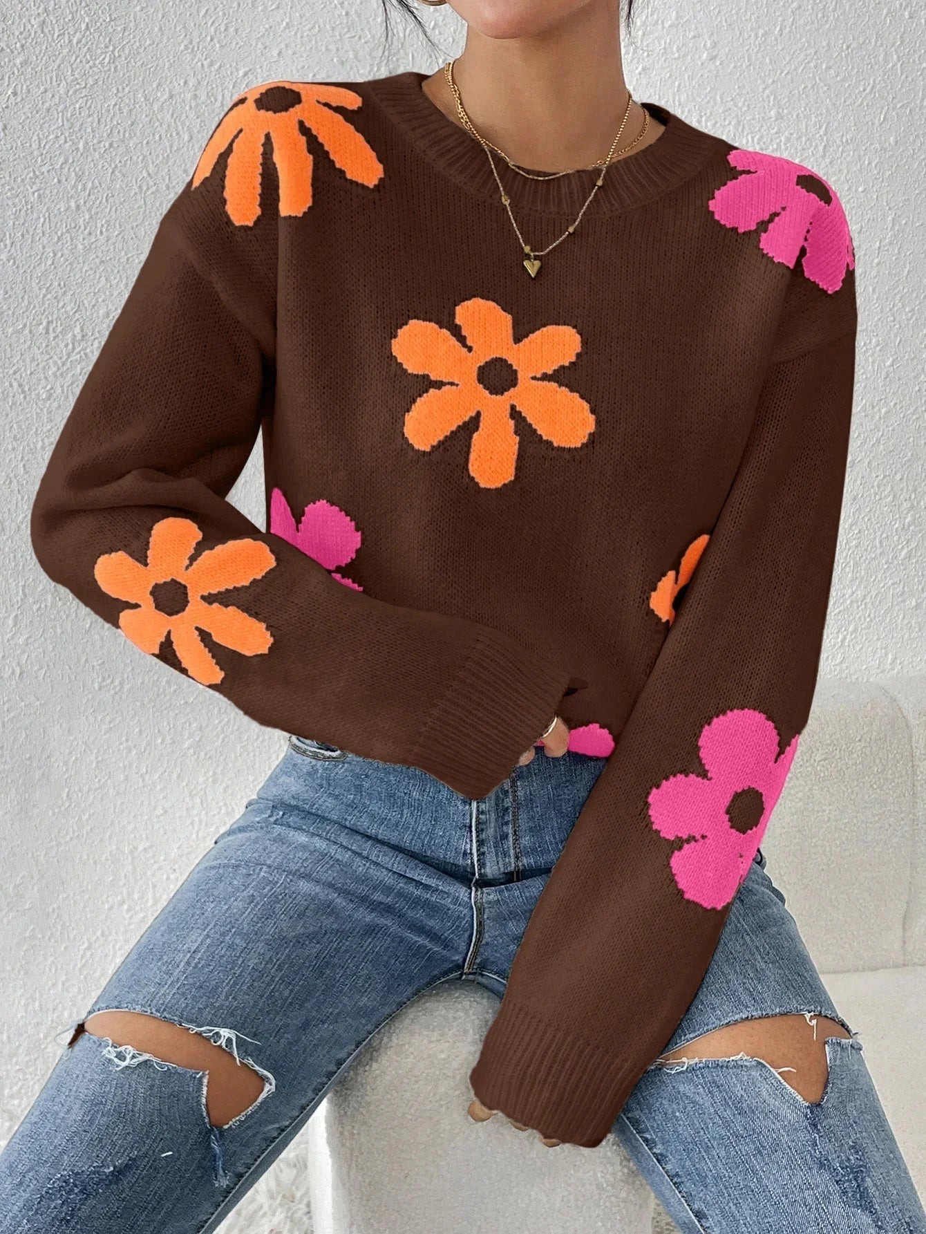Ashby | Blütenpullover