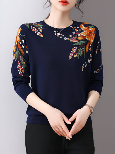 Ksenia | Stylischer Gedruckter Pullover