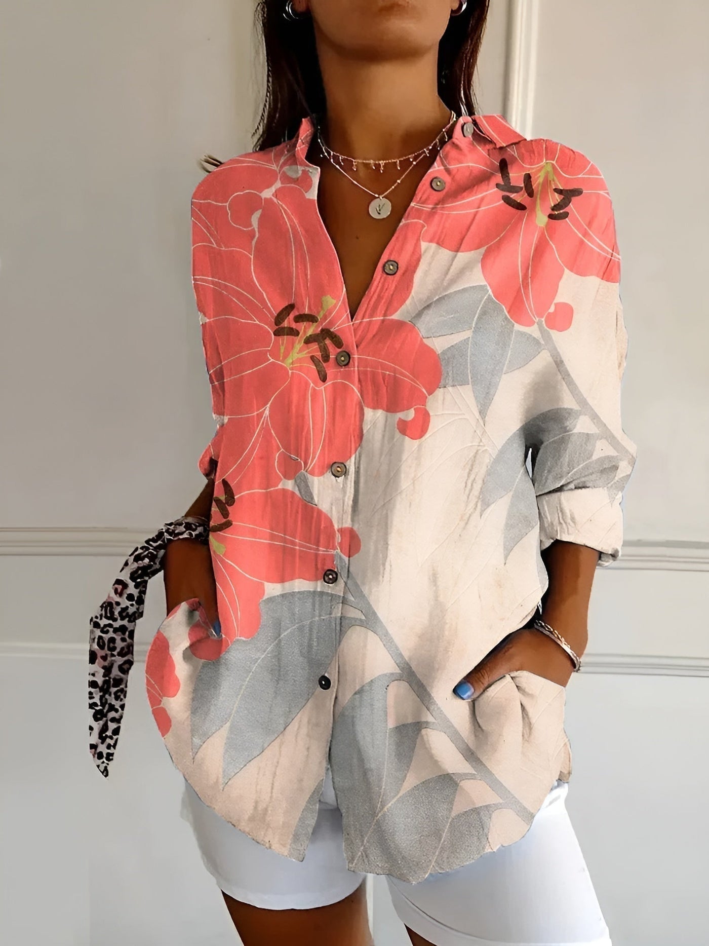 Felina - Stilvolles Button Down Hemd Für Damen