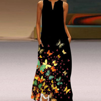 Blumiges Sommer Maxikleid Cerea