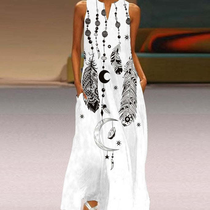 Blumiges Sommer Maxikleid Cerea