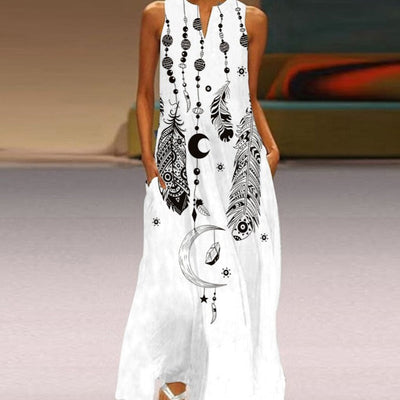 Blumiges Sommer Maxikleid Cerea