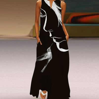 Blumiges Sommer Maxikleid Cerea