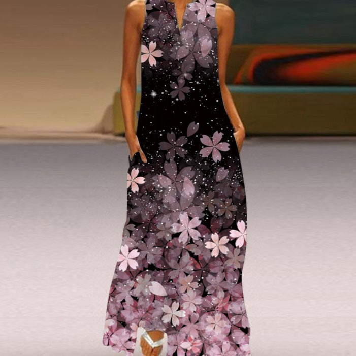 Blumiges Sommer Maxikleid Cerea