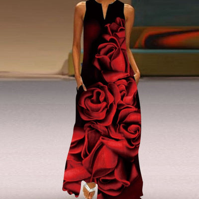 Blumiges Sommer Maxikleid Cerea