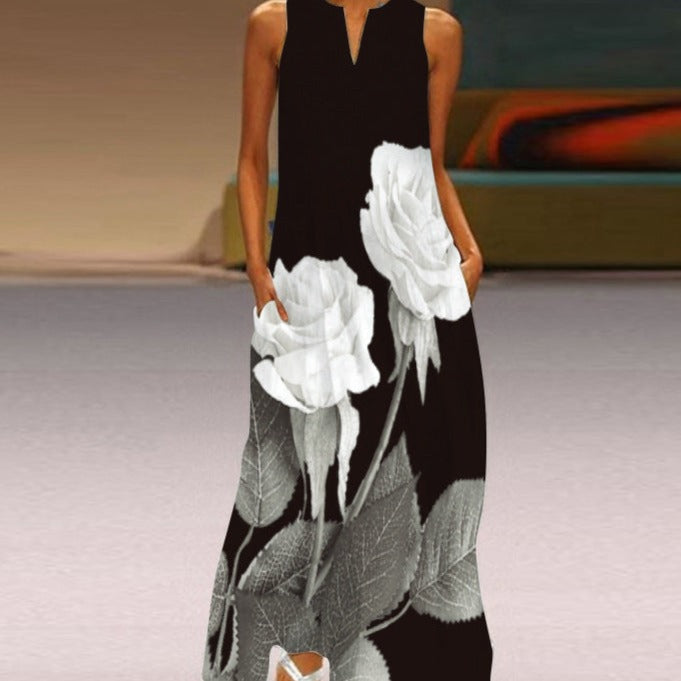 Blumiges Sommer Maxikleid Cerea
