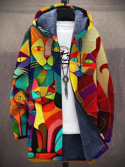 Elara® | Jacke mit künstlerischem Druck