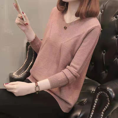 Ronja | Winter Pullover mit V-Ausschnitt für Frauen