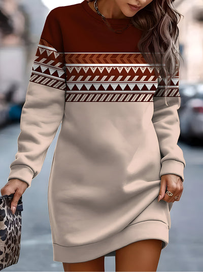 Romy | Bequemes &  Stylisches Oversized Sweatshirt-Kleid
