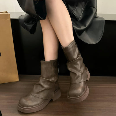 Freya | Stylische Western Cowgirl Boots mit Chunky Absatz