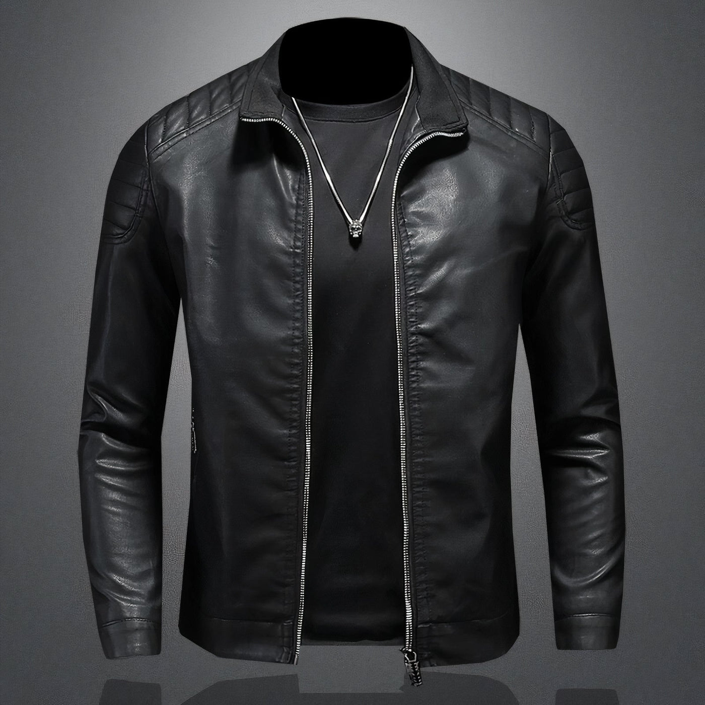 Warme Lederjacke für Herren Ulrich