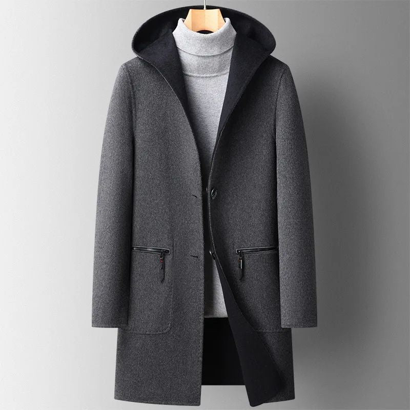 Warme Herren Winterjacke mit Kapuze Leon