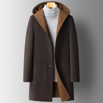 Warme Herren Winterjacke mit Kapuze Leon