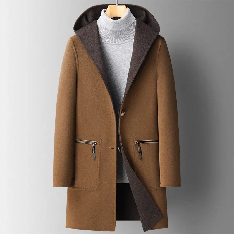 Warme Herren Winterjacke mit Kapuze Leon