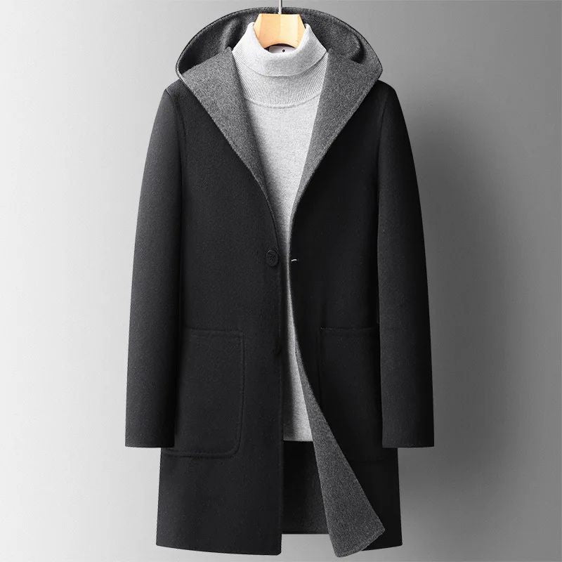 Warme Herren Winterjacke mit Kapuze Leon