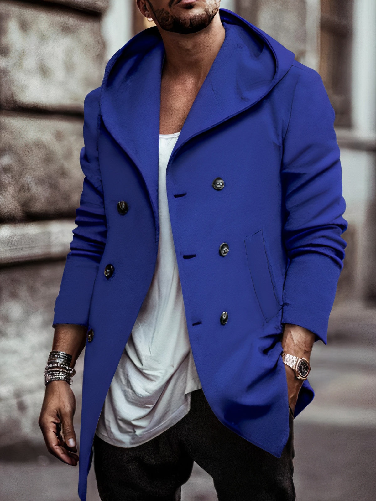 Windabweisende Herren Winterjacke Larenzo