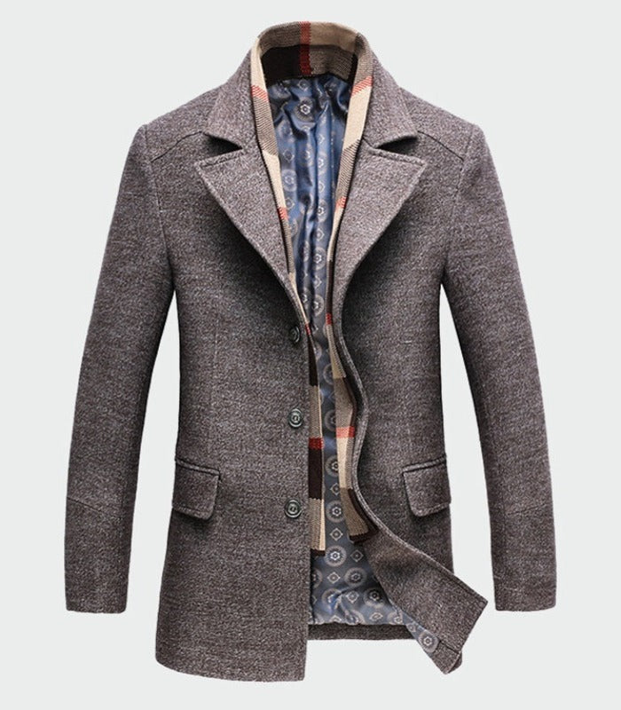 Winddichte Wolljacke für Herren Liam