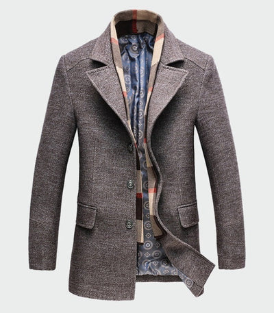 Winddichte Wolljacke für Herren Liam