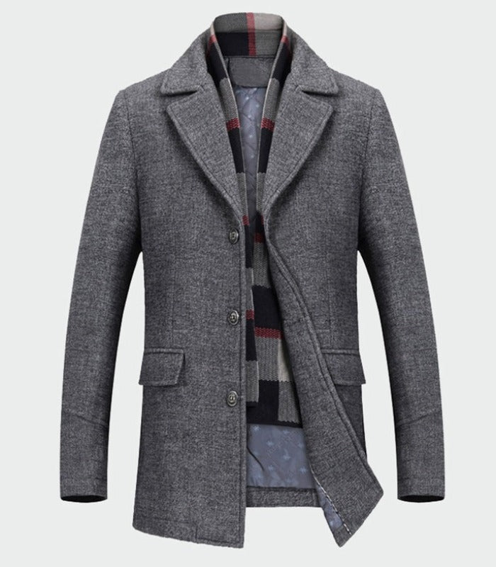 Winddichte Wolljacke für Herren Liam