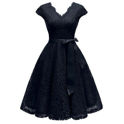 Stilvolles Midi Party Kleid Akari