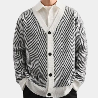 Trendige Strickjacke für Herren