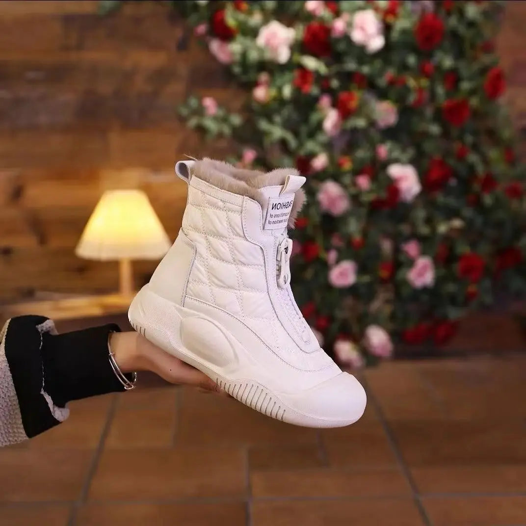 Eden | Wasserdichte Retro-Schneestiefel