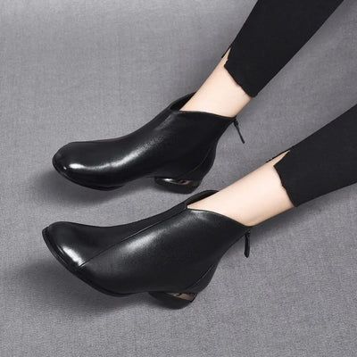 Emil | Winter Vintage Lederstiefel für Frauen