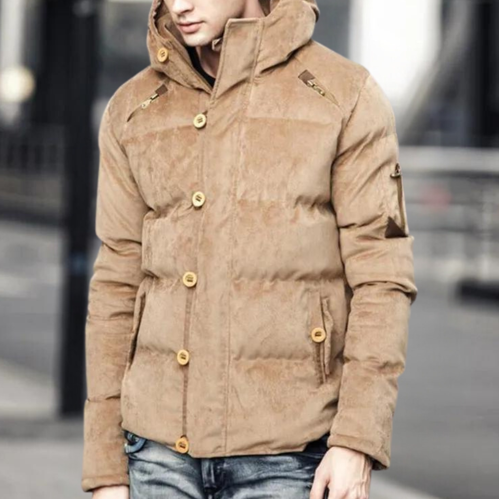 Modische Jacke mit Kapuze für Herren