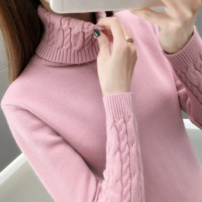 Marlo | Damenpullover mit Rollkragenpullover