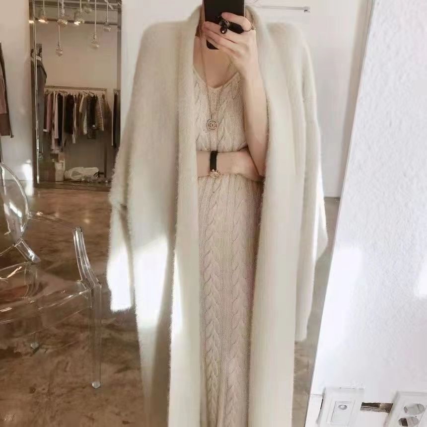 Kimba | Weißer Langer Cardigan